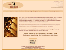 Tablet Screenshot of ferndaledance.com